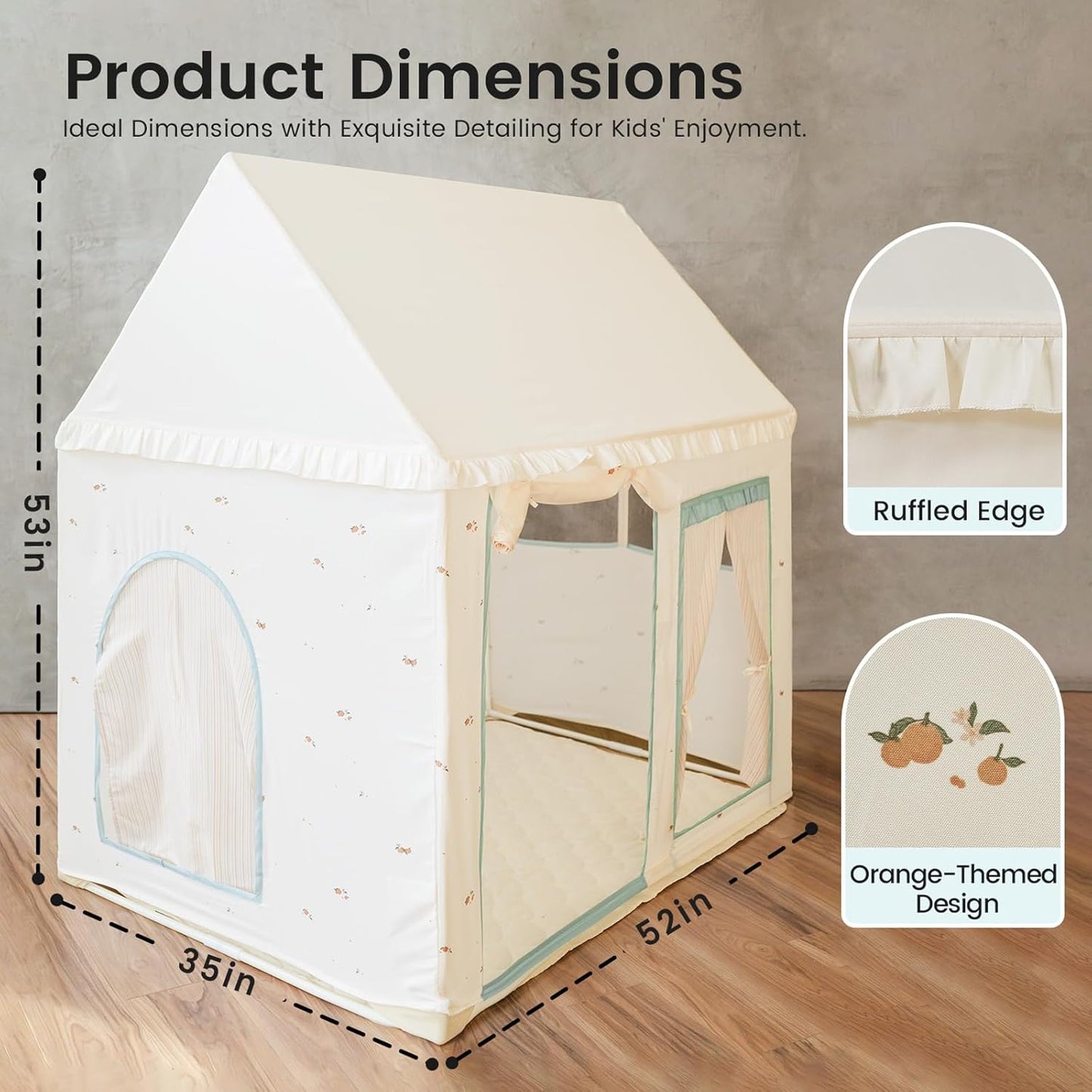 Magical Kids Tent – Indoor Castle Playhouse for Boys & Girls, Sleep & Dream in Style!