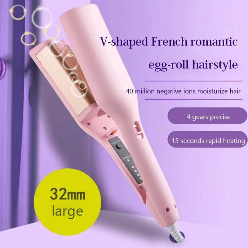 ⏳ Final 3 Hours – 75% OFF! 🌸 - Romantic French Egg Curling Iron