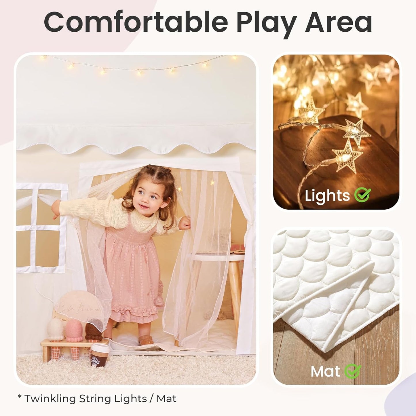 Magical Kids Tent – Indoor Castle Playhouse for Boys & Girls, Sleep & Dream in Style!