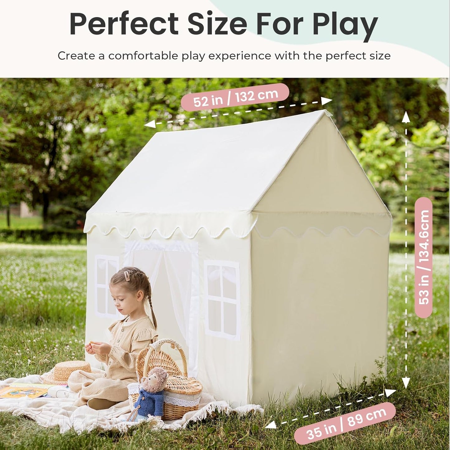 Magical Kids Tent – Indoor Castle Playhouse for Boys & Girls, Sleep & Dream in Style!
