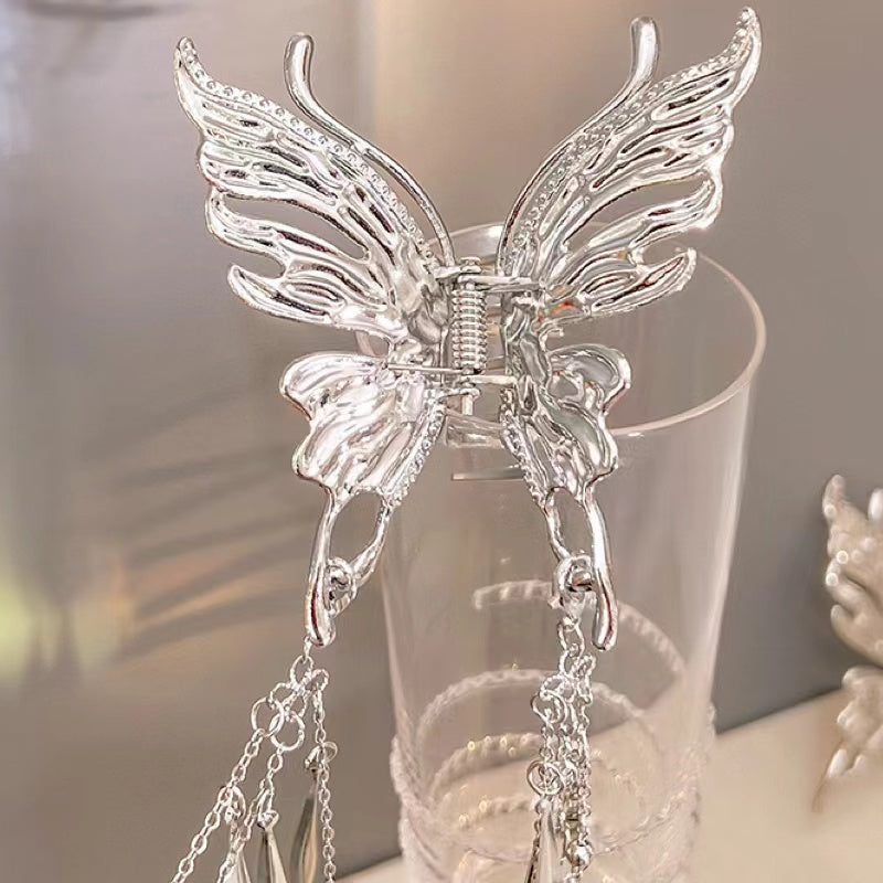 Butterfly Hair Claw with Fringes