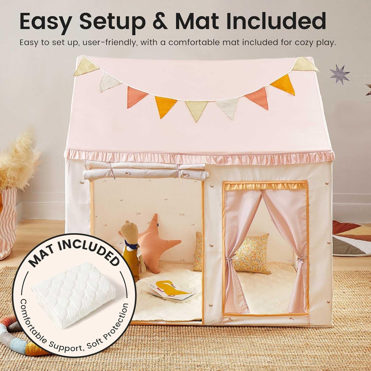 Magical Kids Tent – Indoor Castle Playhouse for Boys & Girls, Sleep & Dream in Style!
