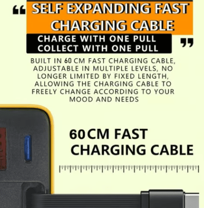 🎁✨3 in 1 Charger Retractable 80W MAX Fast