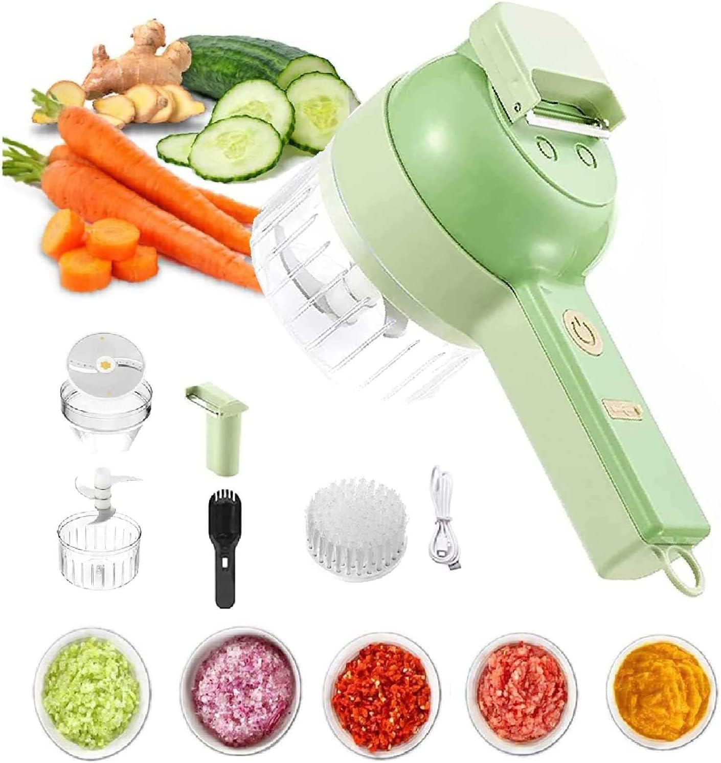 4 in 1 Handheld Electric Vegetable Slicer