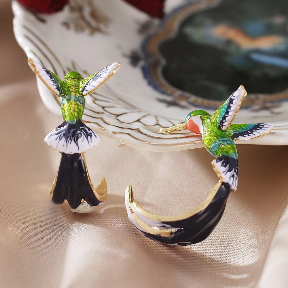 Hummingbird earrings