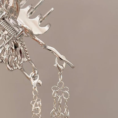 Butterfly Hair Claw with  Fringes