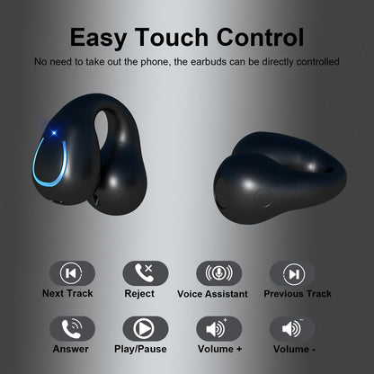 Verdurai - Limited time offer🔥Ear Clip Bluetooth Headphones  with Touch Screen