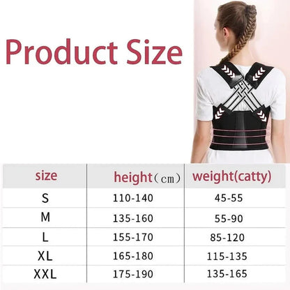 Adjustable Back Posture Belt Office Home Gym Unisex-BUY 2 FREE SHIPPING