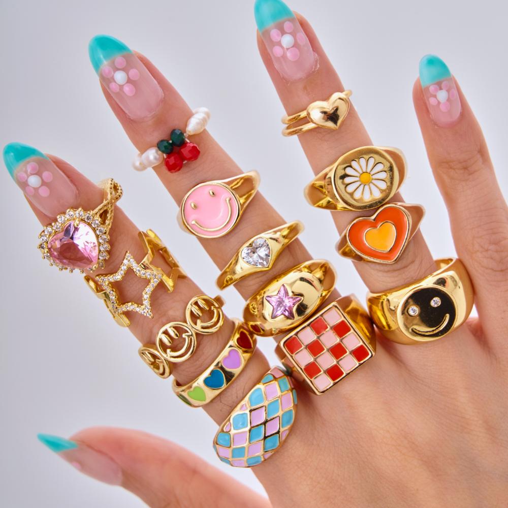JoJo Ring in Cherry
