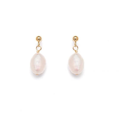 Baroque Freshwater Pearl Stud Earrings