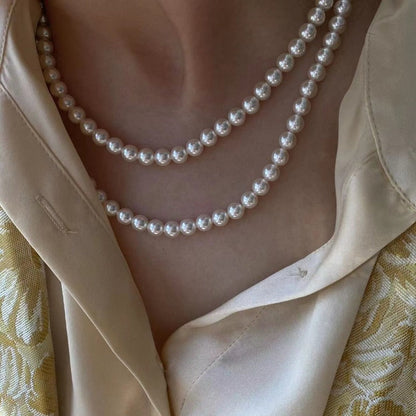 Minimalist Pearl Necklace