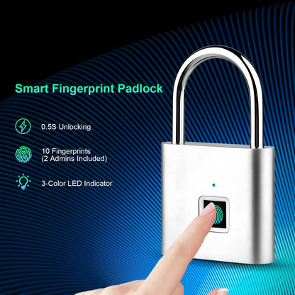 🔒Smart Fingerprint Padlock (Buy 2 Free Shipping!)